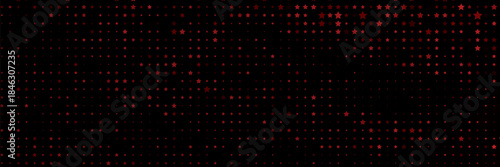Dark Red vector pattern with christmas stars. Stars on blurred abstract background with gradient. The pattern can be used for websites.