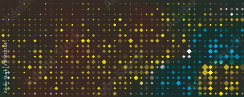 Lights background. Abstract glamorous fashion backdrop. Digital illustration of stage or stadium spotlights. Glowing wallpaper.