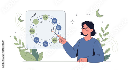 Expert explains the fascinating cyclical stages of human sleep architecture including REM and deep rest phases