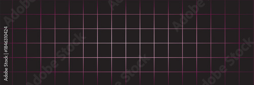Net texture pattern on black background. Net texture pattern for backdrop and wallpaper. Realistic net pattern with white squares. Geometric background, vector illustration