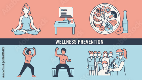 Herbal and Traditional Medicine Flat Vector Set with Four Aligned Panels