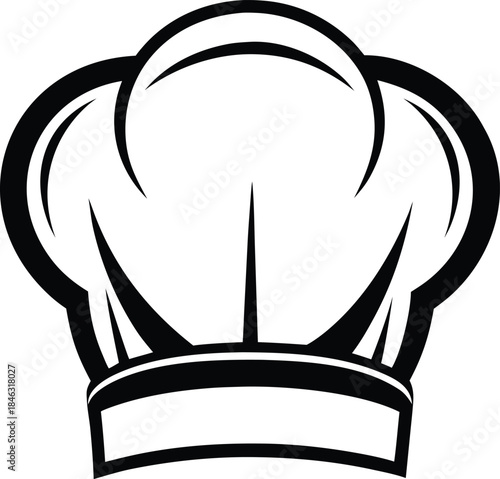 chef hat vector art and illustration