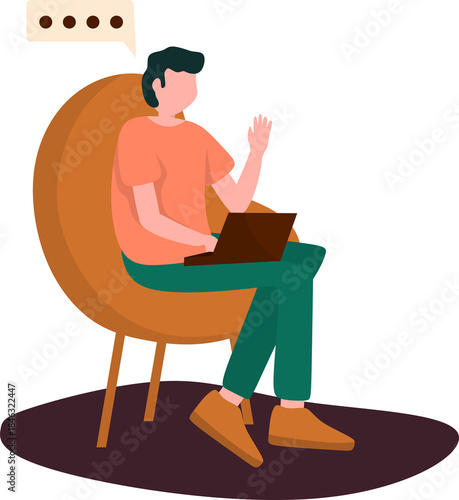 Remote Work Illustration
