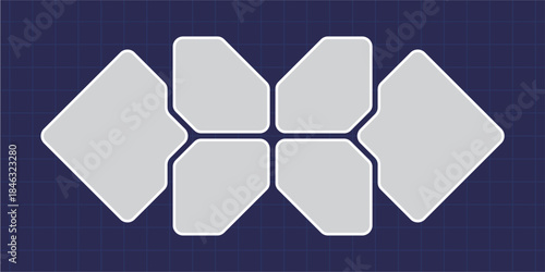 Pictures or photos frame collage layout abstract photo frames and digital photo wall template