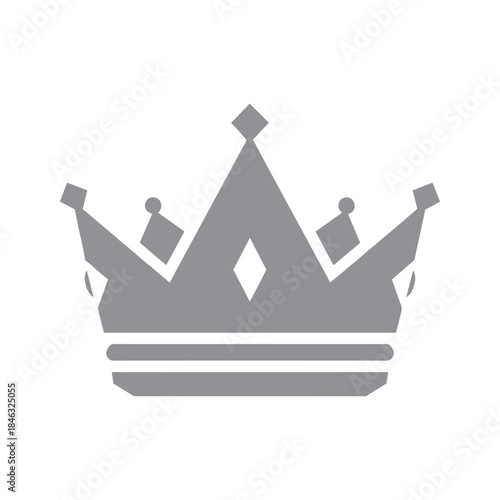 Gray Crown Icon