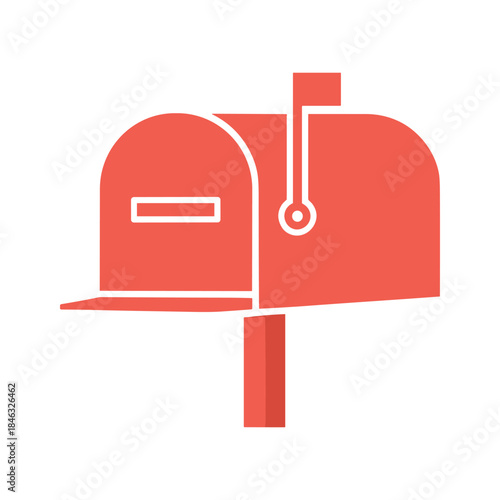 Red Mailbox Icon