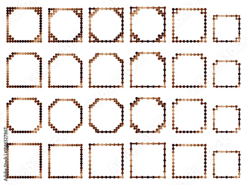 丸、四角角F1、18茶