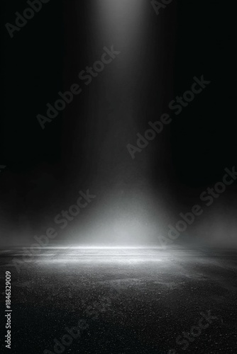 Abstract Black and White Spotlight Background