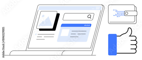 Digital wallet design. Digital wallet integration enhances online payment and approval processes. Digital wallet simplifies transactions and supports seamless e-commerce interaction. For finance