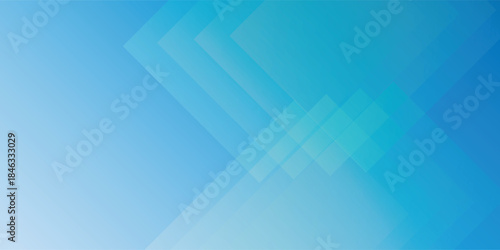 Abstract blue geometric shapes background with gradient overlay and clean design elements for