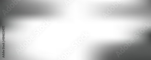 Metallic Gray Blurred Background. Alluminium Blurred Texture Illustration. Blank Vibrant Horizontal Lines Backdrop.