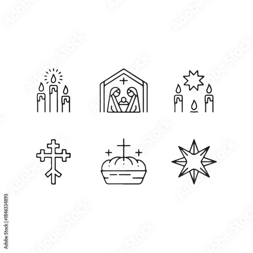 Wallpaper Mural  vector Safari icon set featuring house, home, and church symbols with building elements like roofs and windows for real estate business logos and construction illustrations  Torontodigital.ca