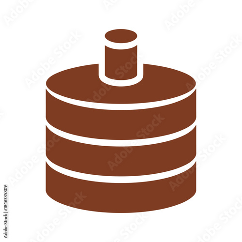 Chocolate cake icon