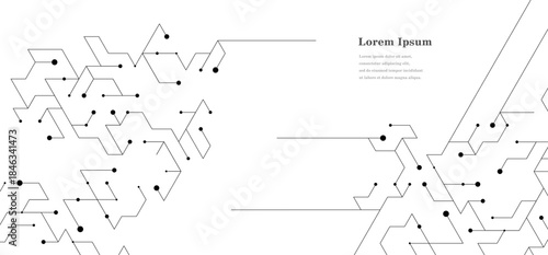 幾何学 抽象 六角形 回路 科学 テクノロジー 背景