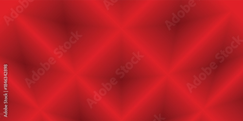 Vibrant red abstract geometric background with intersecting diagonal lines and soft gradient