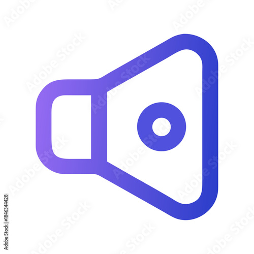 blue icon for web design vector