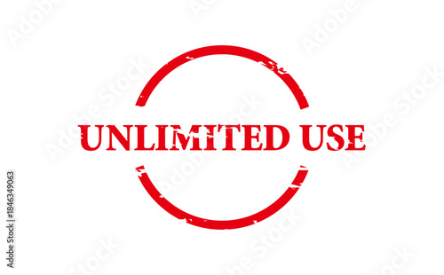 Free Download UNLIMITED USE - Red Rubber Stamp with text UNLIMITED USE
 - GFXLoad