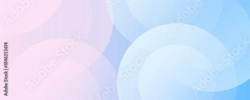 abstract background .blue and pink gradation. circle effect style. modern minimalist.eps 10