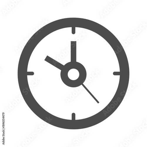 Simple clock icon showing time