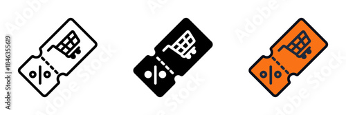 Promo Ticket is a voucher symbol granting access to special discounts or promotional events.