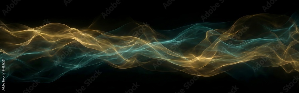 Obraz premium Abstract Luminous Waves Background