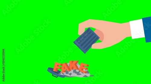 Internet propaganda. Informational garbage. Fake news. Letter 