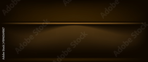 Empty dark gold studio background space for selling products, backdrop, wallpaper, background, text.