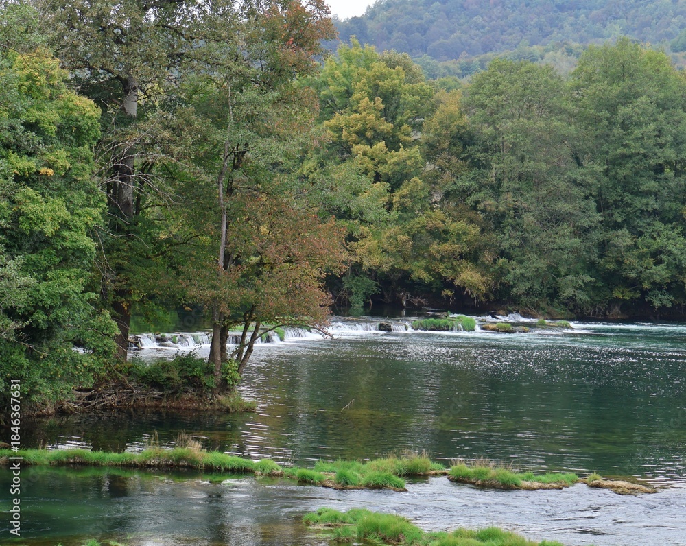Obraz premium River Una rapids