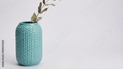 A ceramic vase holding a sp...