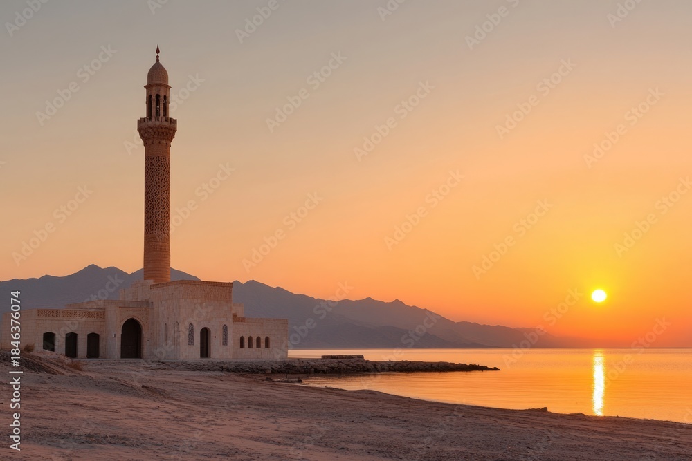 Obraz premium Islamic view on technology impact, social media mindfulness, and modern faith