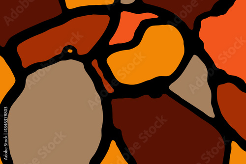 Abstract pattern. Illustration for printing on wall decorations. For use in graphics.