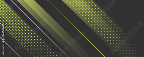 Abstract modern lime green and black sports background design, vector illustration eps10