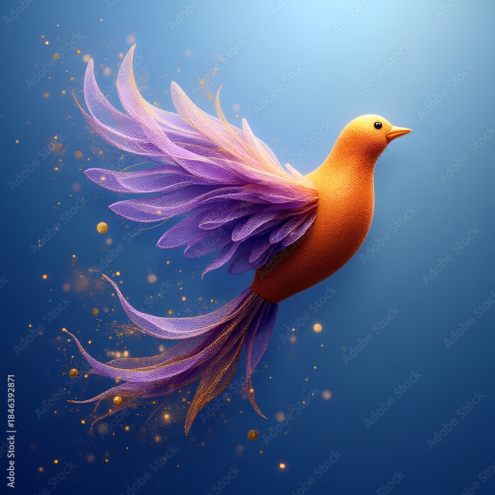 Fototapeta premium vector illustration of a dove