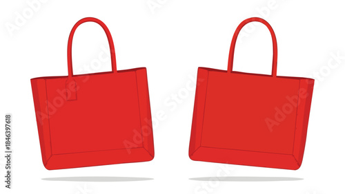 Vivid Red Tote Bags: A Stylish and Practical Choice for Everyday Needs and Sustainable Shopping Alternative