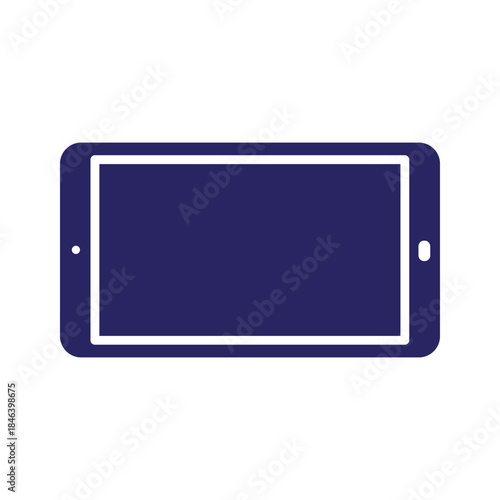 Simple tablet icon illustration