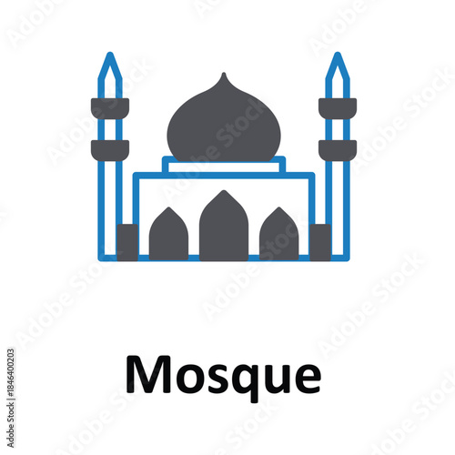 Mosque Vector icon which can easily modify or edit