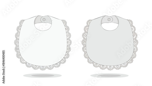 Elegant Baby Bibs with Delicate Lace Trim for Stylish Mealtime Protection and Cute Baby Accessories