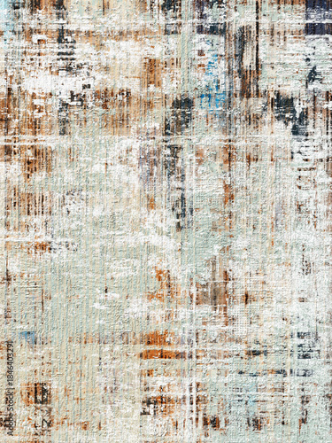 Fotografie Grungy abstract surface background featuring expressive, thick, brush strokes and layered colors