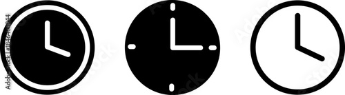 Analog Clock Collection , Versatile Clock Icon Set