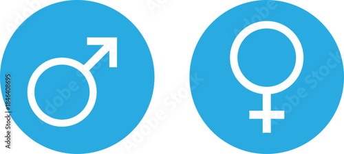 Male and Female Gender Icons