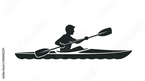 Elegant floral design with sweeping branches and a dark silhouette