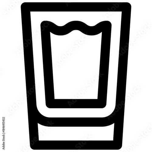 Drink more water. Editable stroke vector icon.