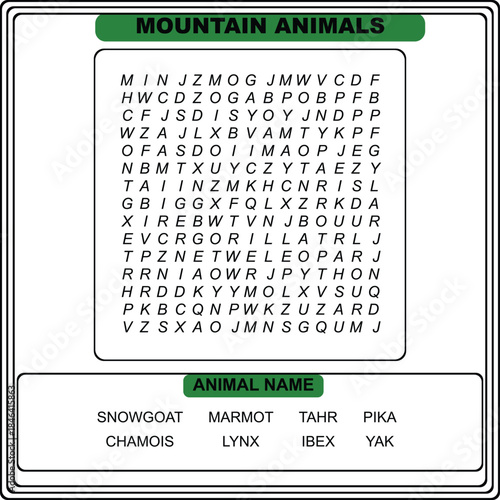 Kids Brain Training Word Search