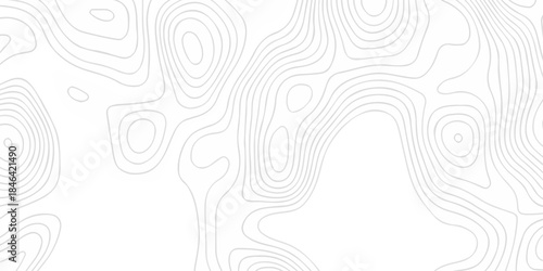 Contour abstract map relief land outline. Topographic map patterns. White wave paper curved reliefs abstract background. Background of the topography map. Abstract pattern with lines.