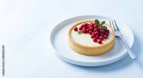 Scandinavian Lingonberry Cream Tart � Nordic Luxury