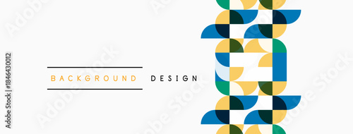 Abstract geometric pattern. Circles overlap creating complex visual texture. Minimalist design with muted color palette. Clean lines, modern aesthetic.