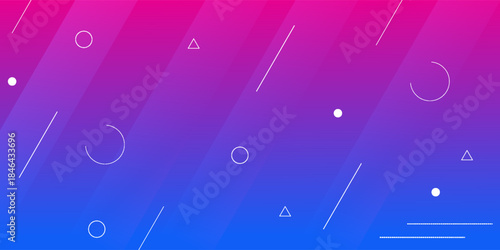 Minimal geometric background. Dynamic shapes composition. Modern Vector illustration eps 10