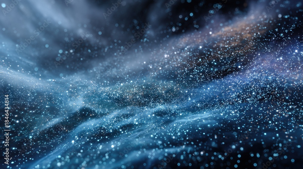 Fototapeta premium Cosmic Nebula with Stars and Dust