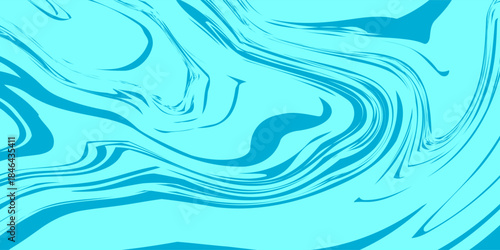 8K UHD Blue and Cyan Abstract Psychedelic Blob Wallpaper