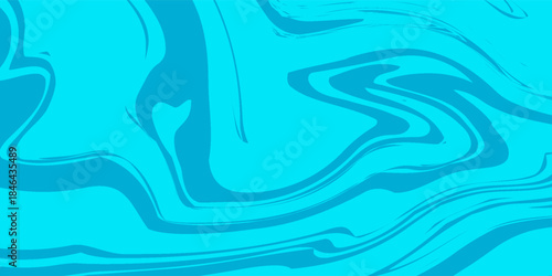 8K UHD Blue and Cyan Abstract Psychedelic Blob Wallpaper